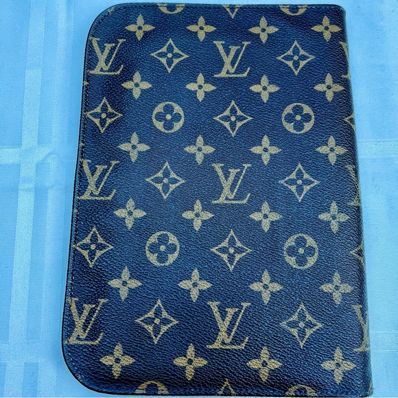 Louis Vuitton VINTAGE RARE Monogram Agenda Organizer Zip-Around Pouch (70s-80s) - Picture 6 of 15